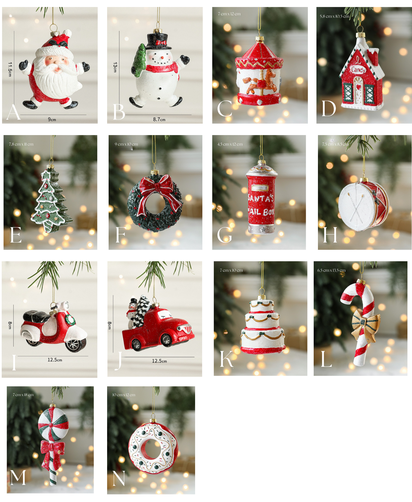 Sweet Holiday Charm Ornament