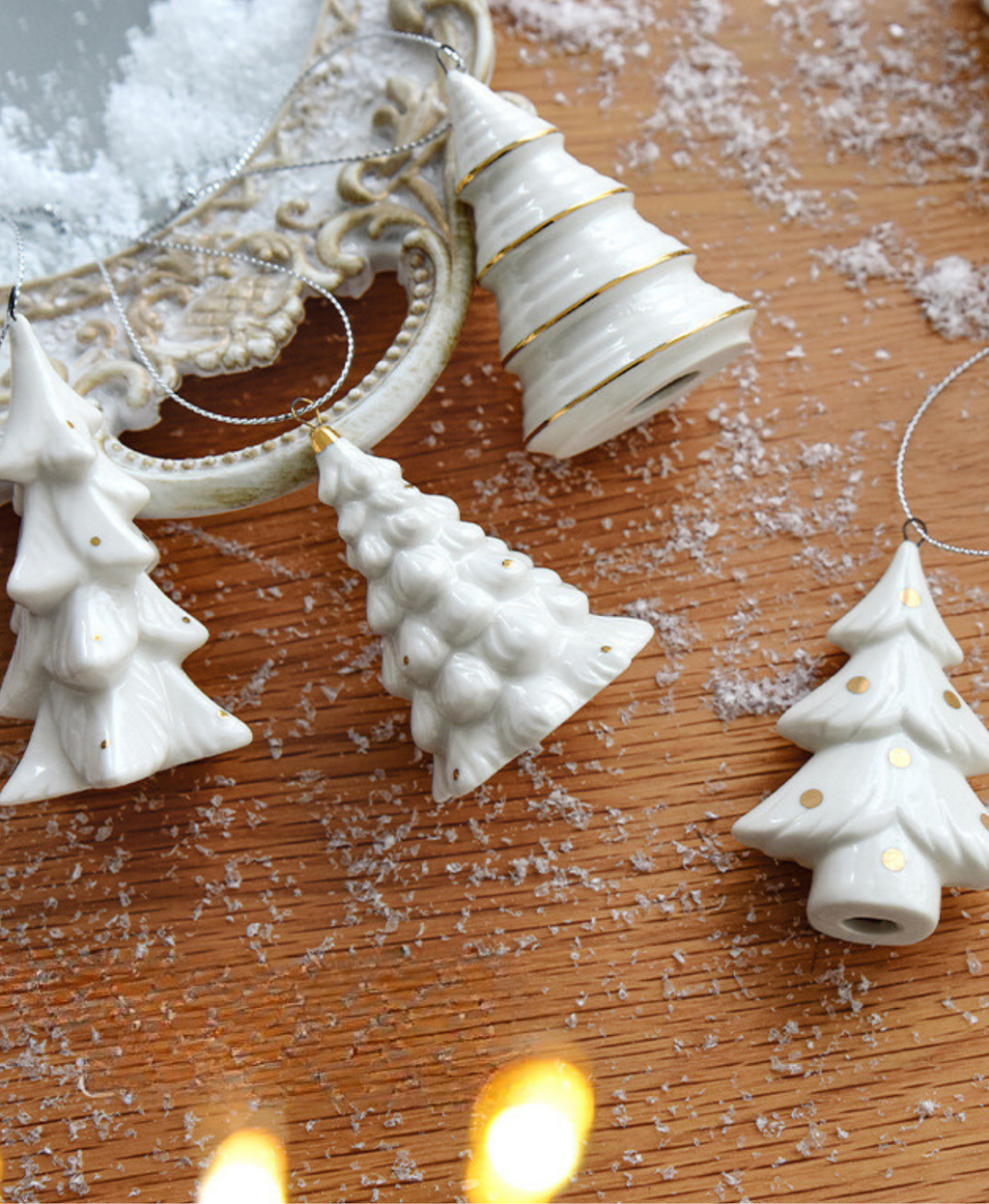 Christmas Spruce Ceramic Ornament