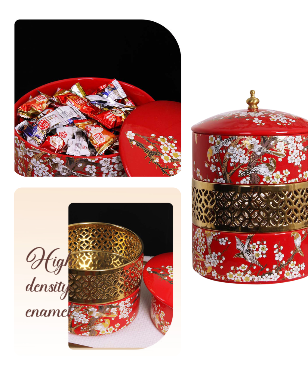 Dynasty Blossom Ceramic Storage Box