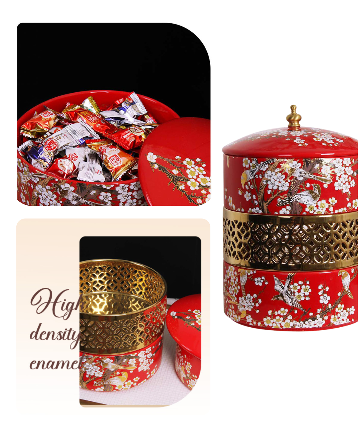 Dynasty Blossom Ceramic Storage Box