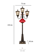 Old Town Lantern Musical Snow Lamp