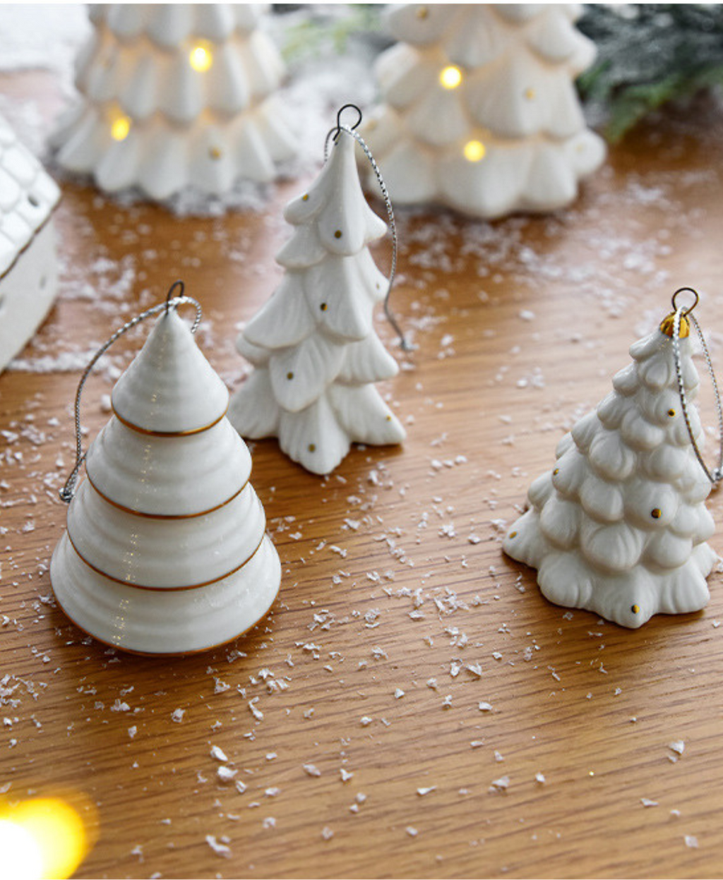 Christmas Spruce Ceramic Ornament