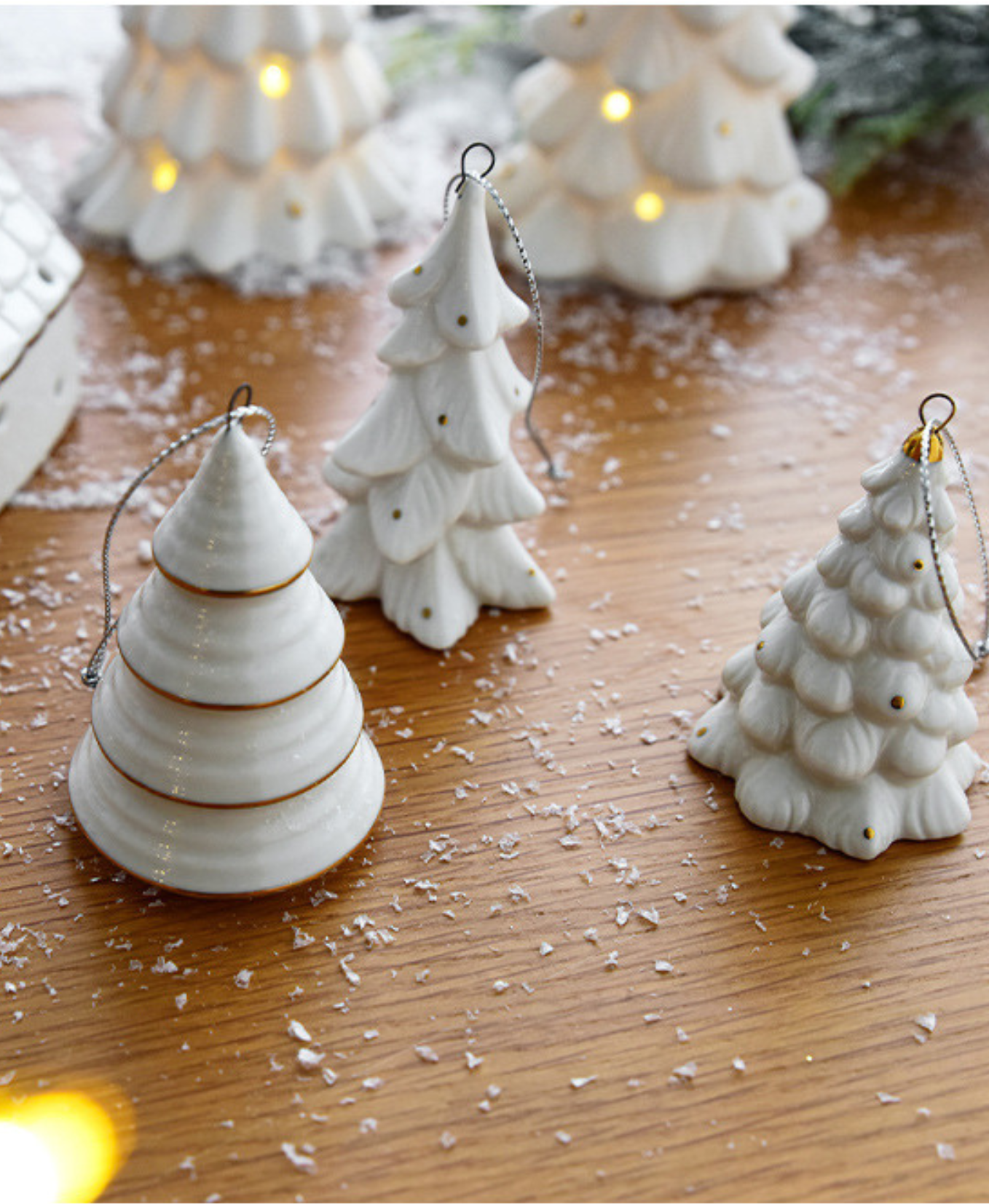 Christmas Spruce Ceramic Ornament