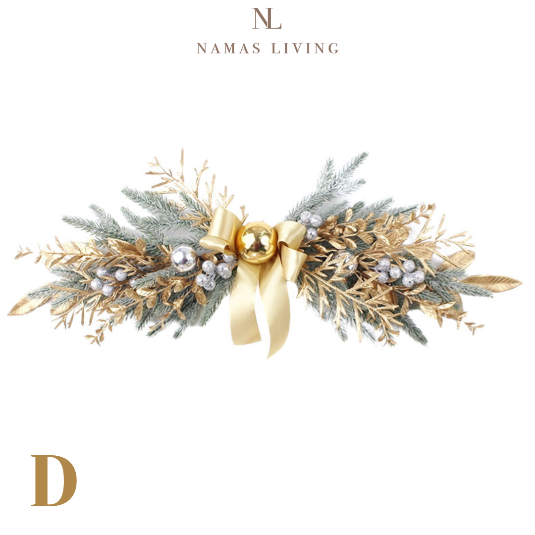 Holiday Golden Wreath
