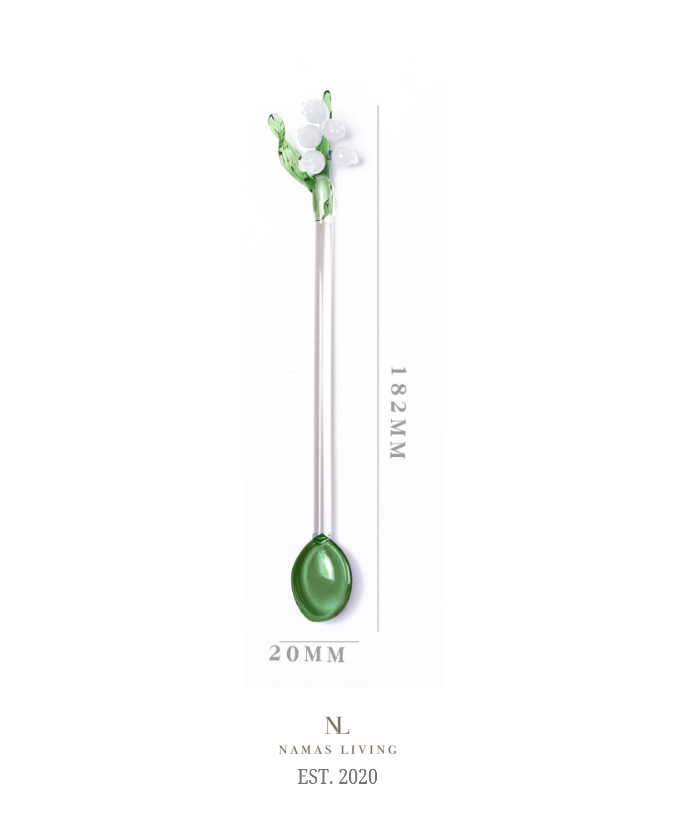 GIFTING INSPIRATION - Lily Glass Dessert Spoon