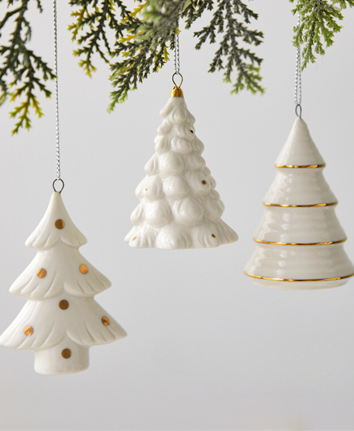Christmas Spruce Ceramic Ornament