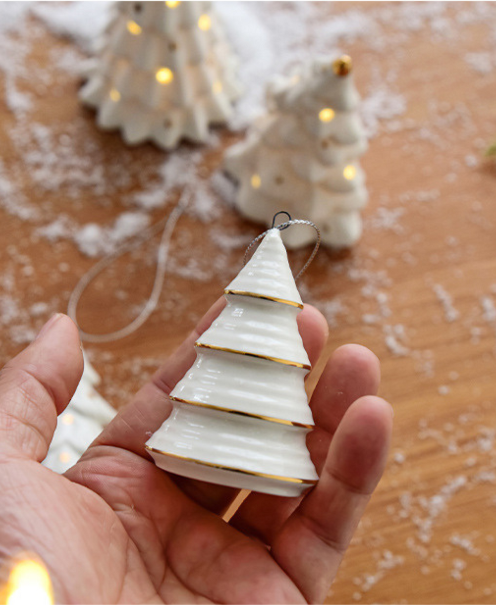 Christmas Spruce Ceramic Ornament
