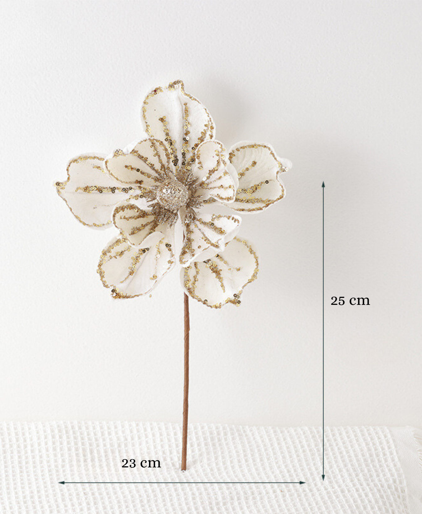 Sparkling Christmas Blossom Ornament