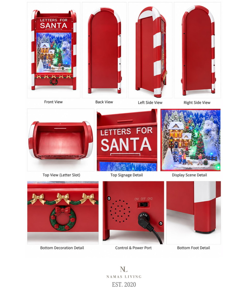 Letters for Santa Musical Display