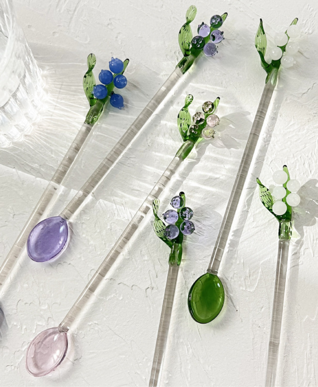 GIFTING INSPIRATION - Lily Glass Dessert Spoon