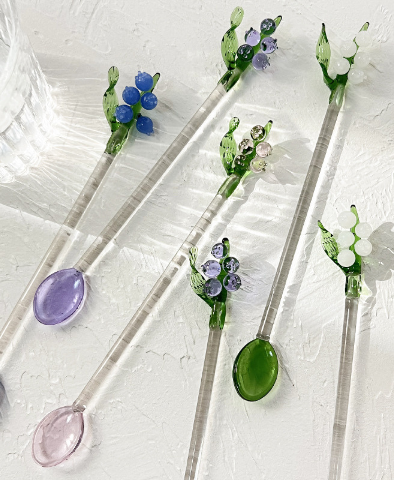 GIFTING INSPIRATION - Lily Glass Dessert Spoon