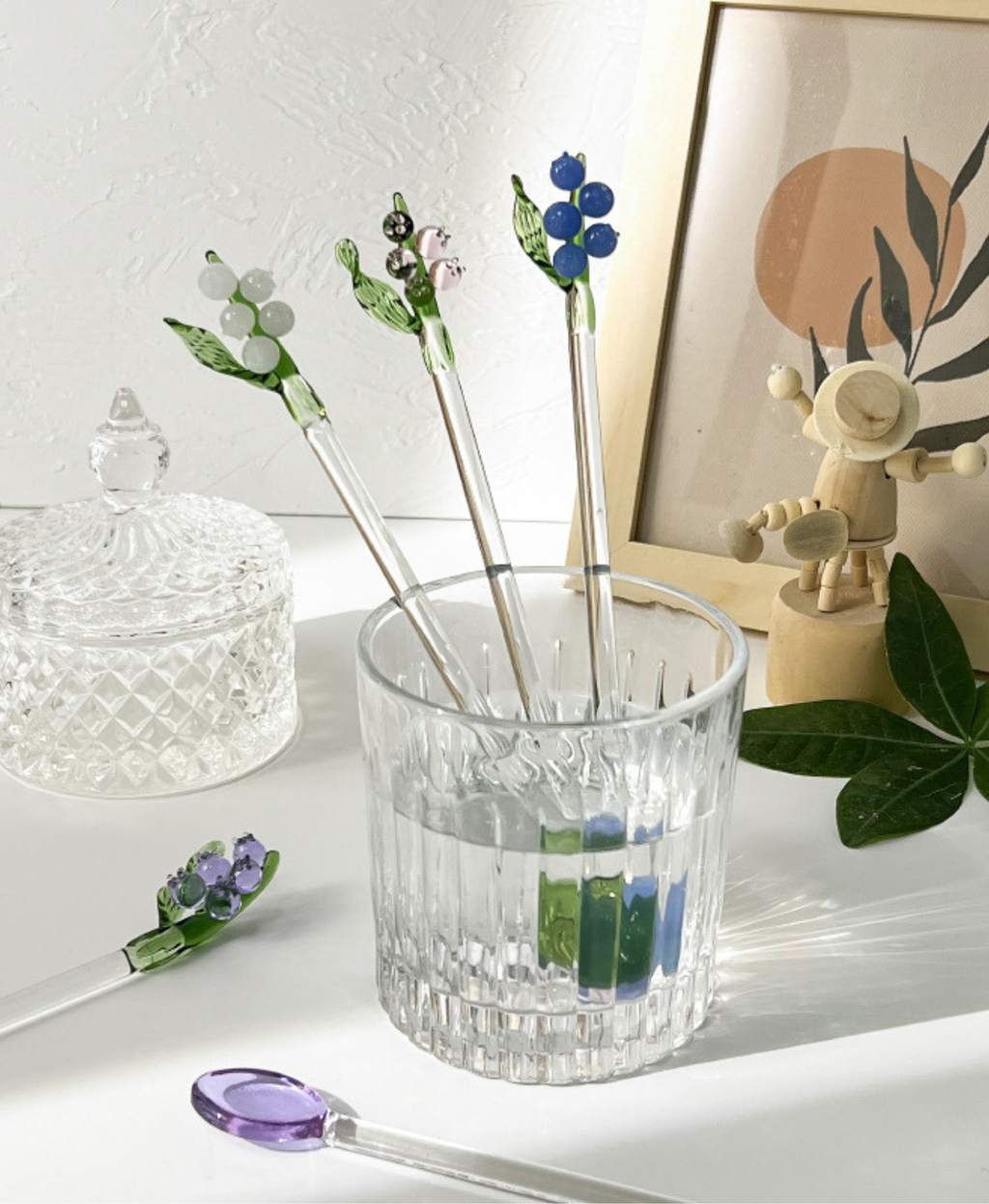 GIFTING INSPIRATION - Lily Glass Dessert Spoon
