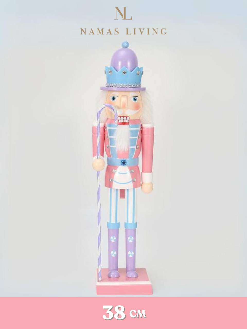 Pastel Nutcracker Holiday Ornament and Decoration