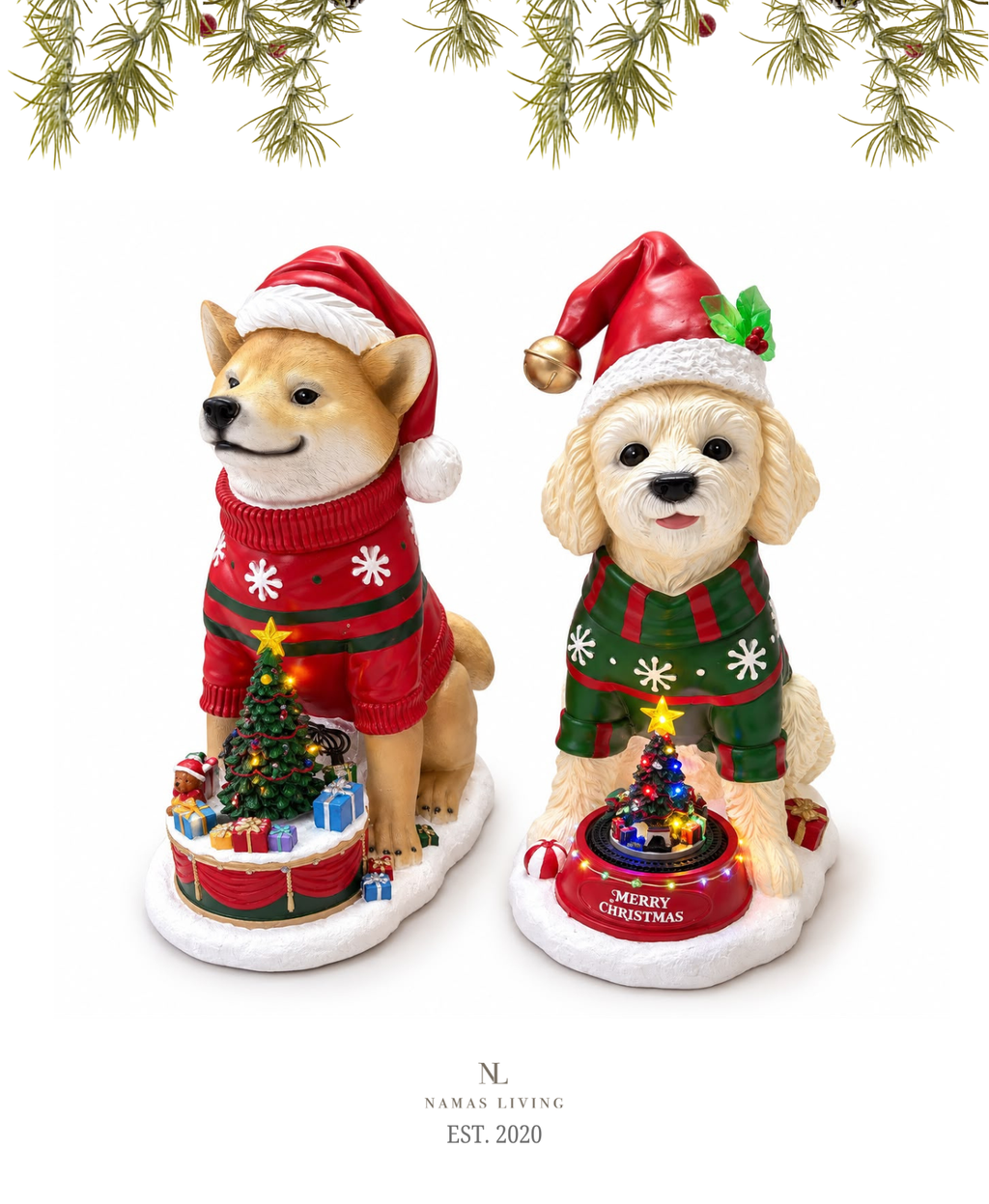 Holiday Puppy Musical Display