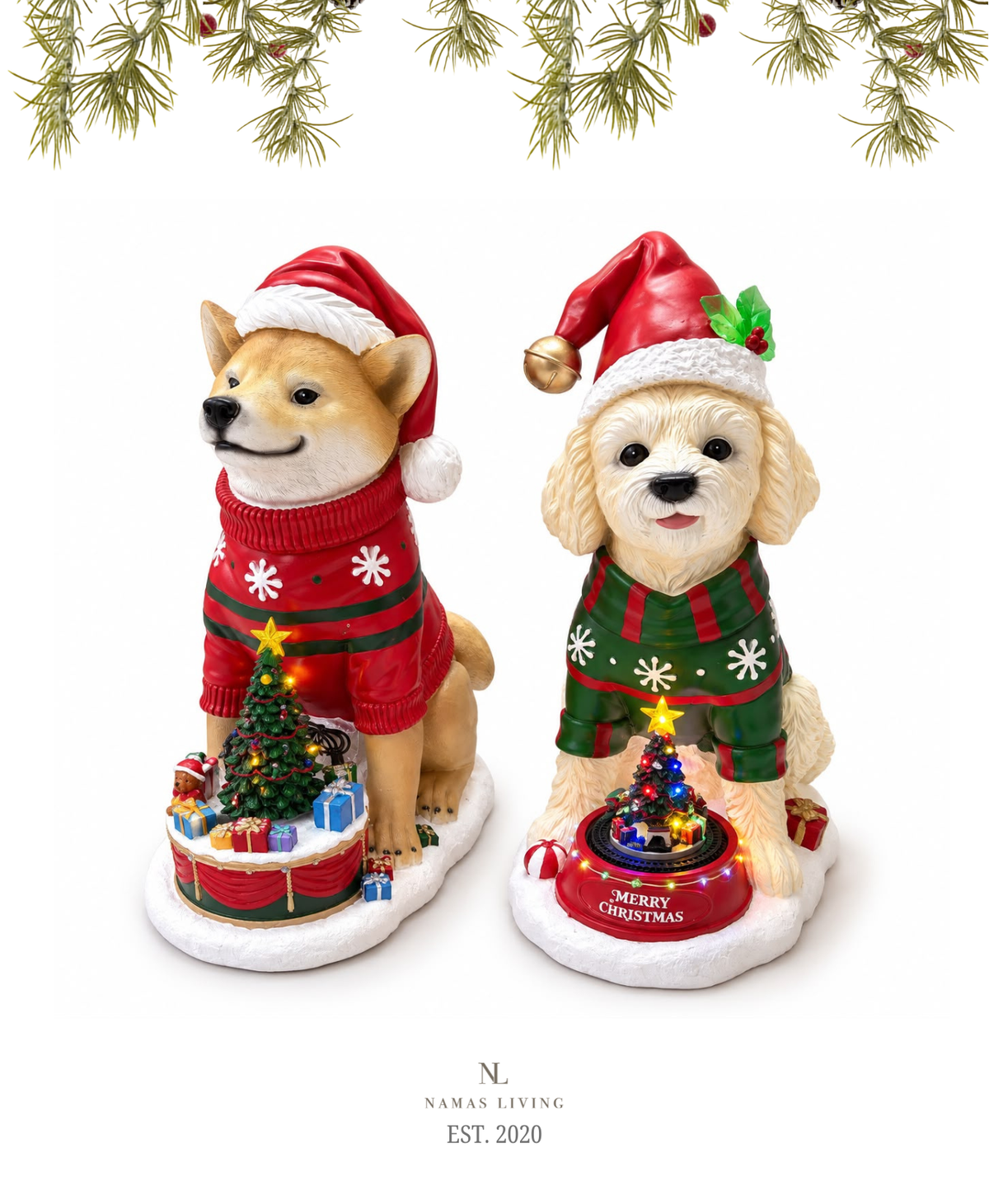 Holiday Puppy Musical Display