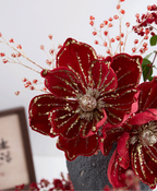 Sparkling Christmas Blossom Ornament