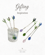 GIFTING INSPIRATION - Lily Glass Dessert Spoon