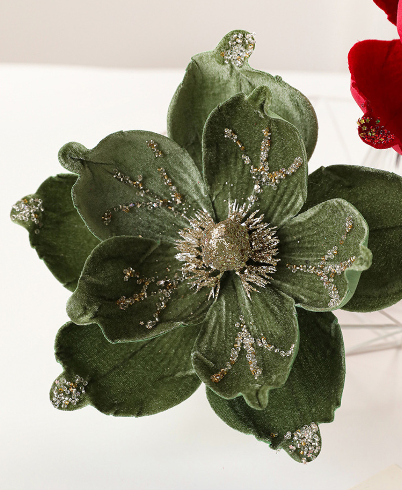 Luminous Magnolia Bloom Ornament