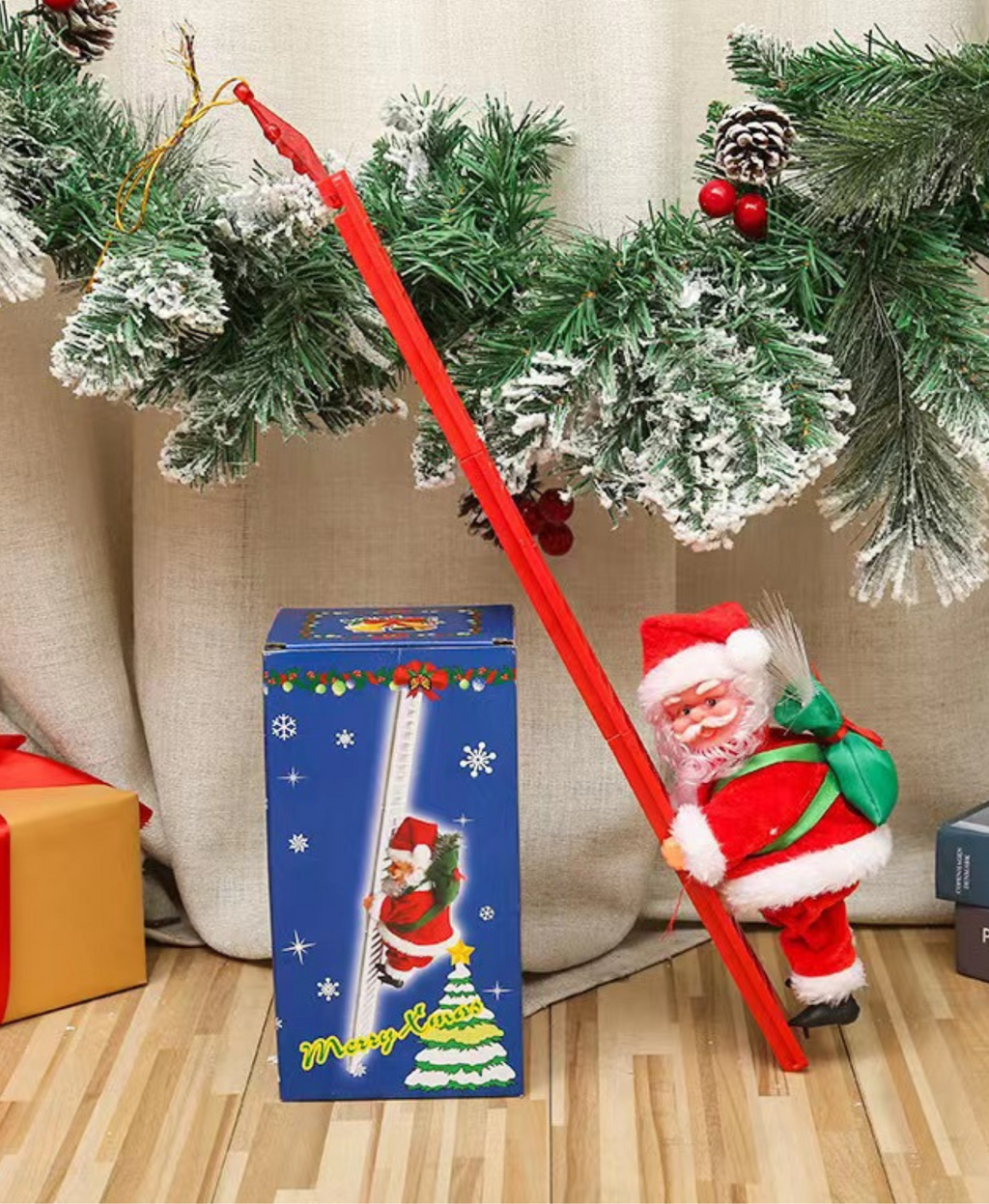 Santa's Magical Adventure Holiday Decoration