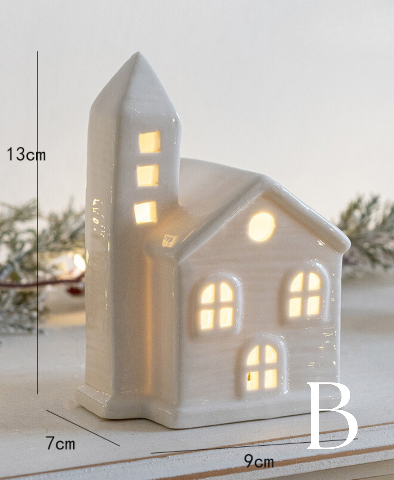 Christmas Decoration Ceramic Miniature House