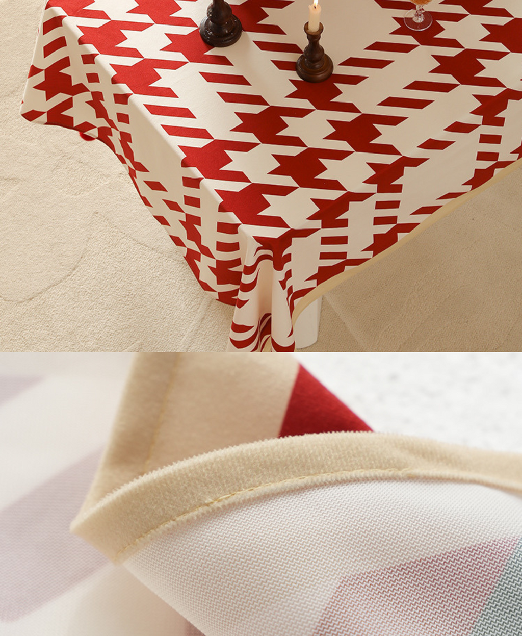 Noel Classic Red Tablecloth