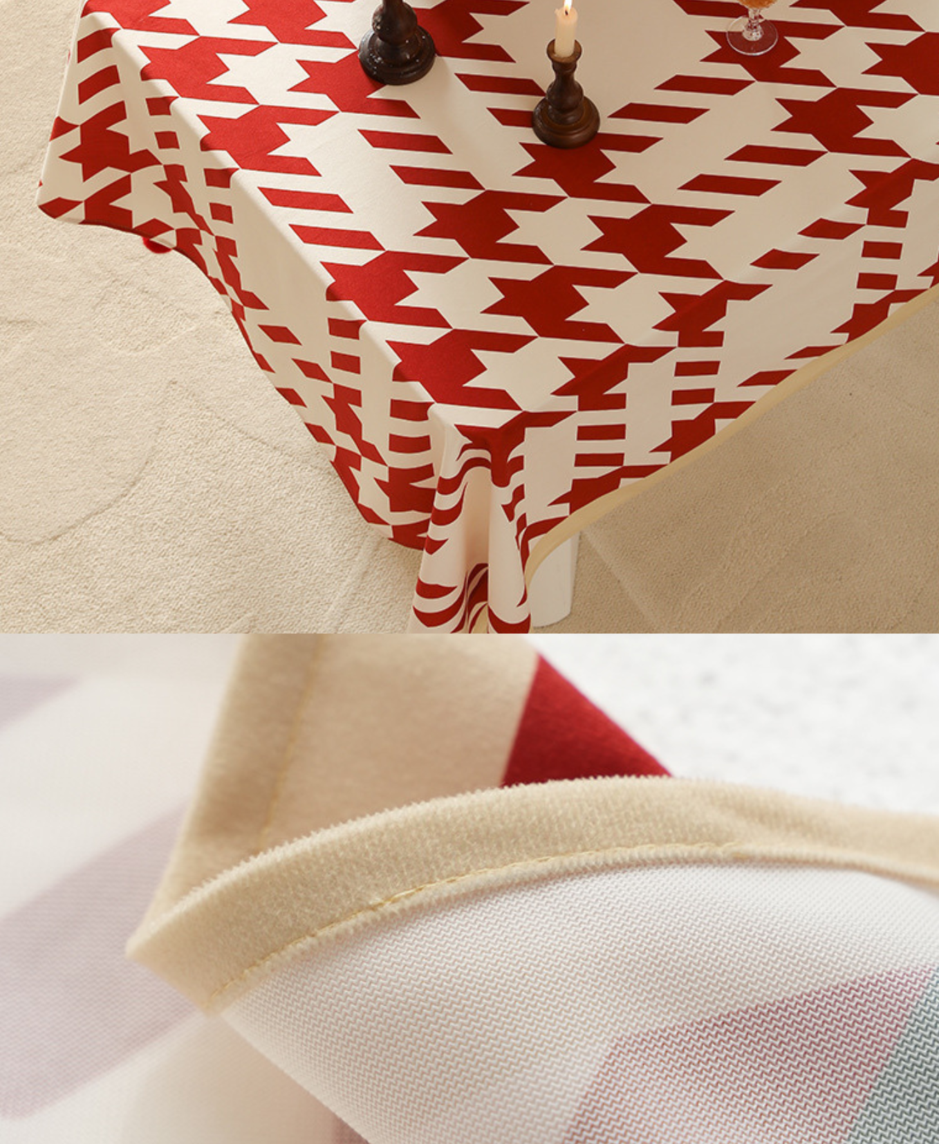 Noel Classic Red Tablecloth