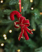 Velvet Maroon Holiday Ornament