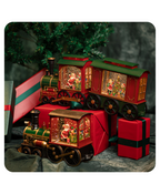 Santa’s Journey Train Music Box