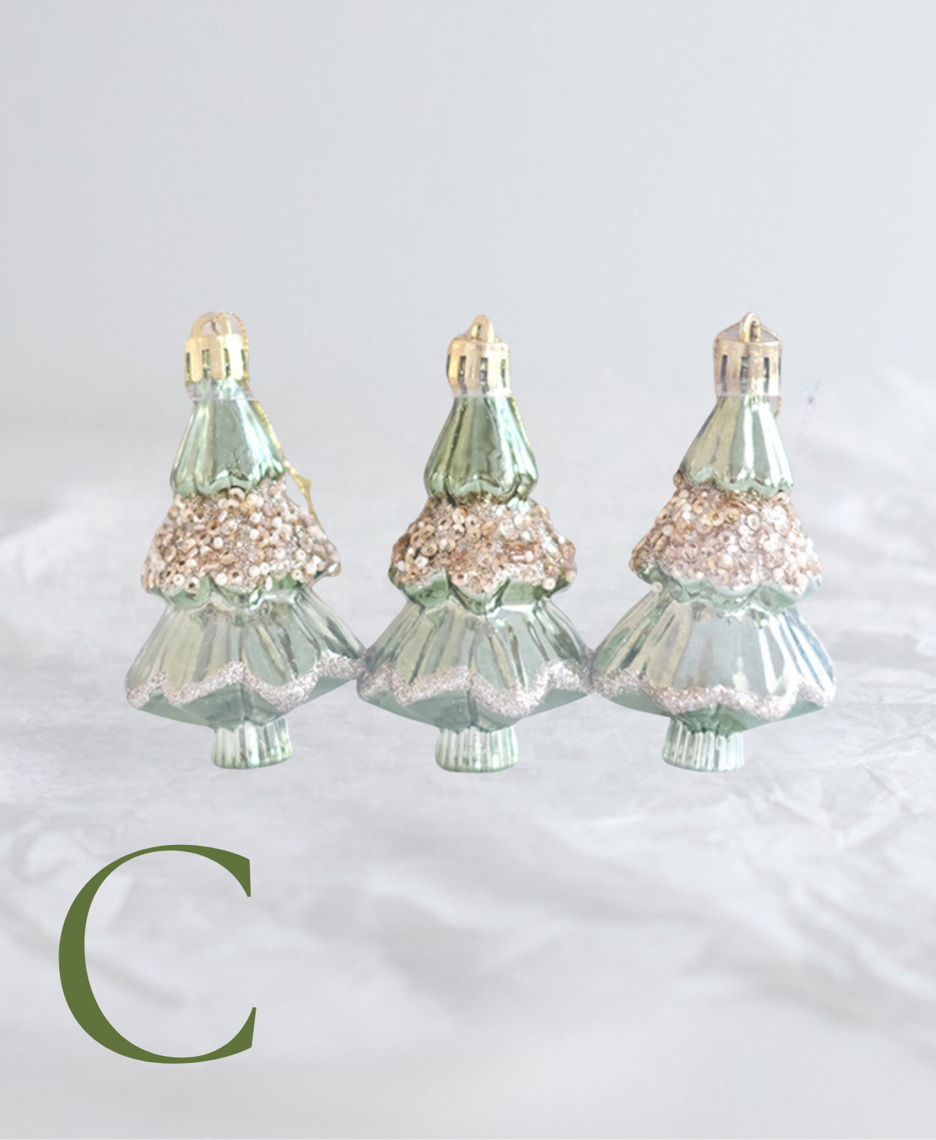 Champagne Mint Charm Set