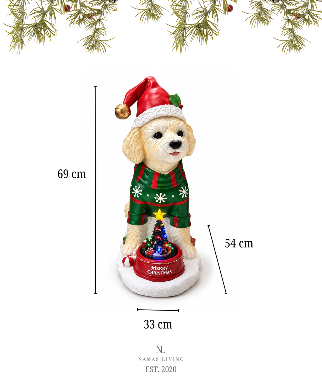 Holiday Puppy Musical Display