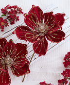 Sparkling Christmas Blossom Ornament