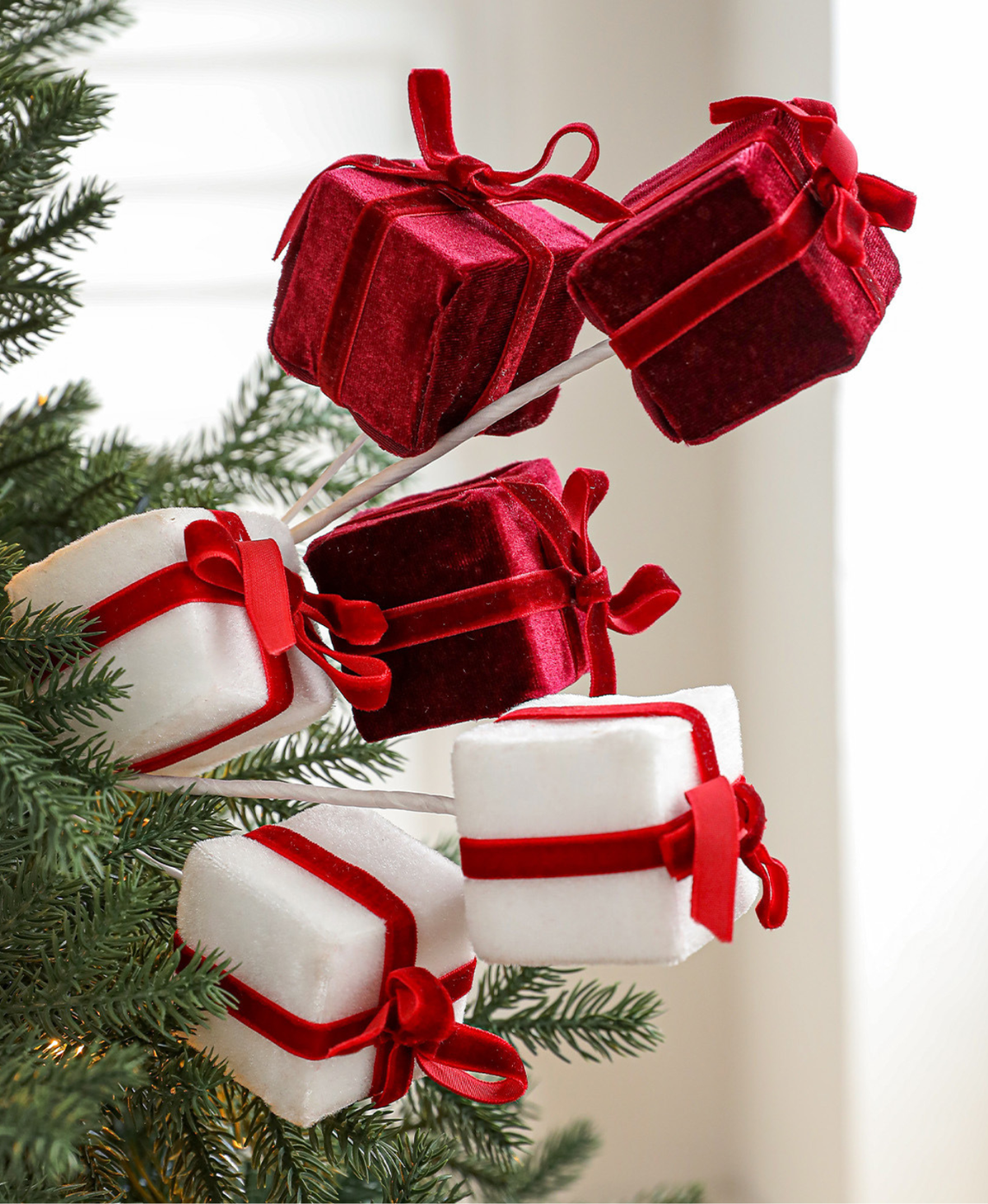Mini Gift Box Pick Decoration