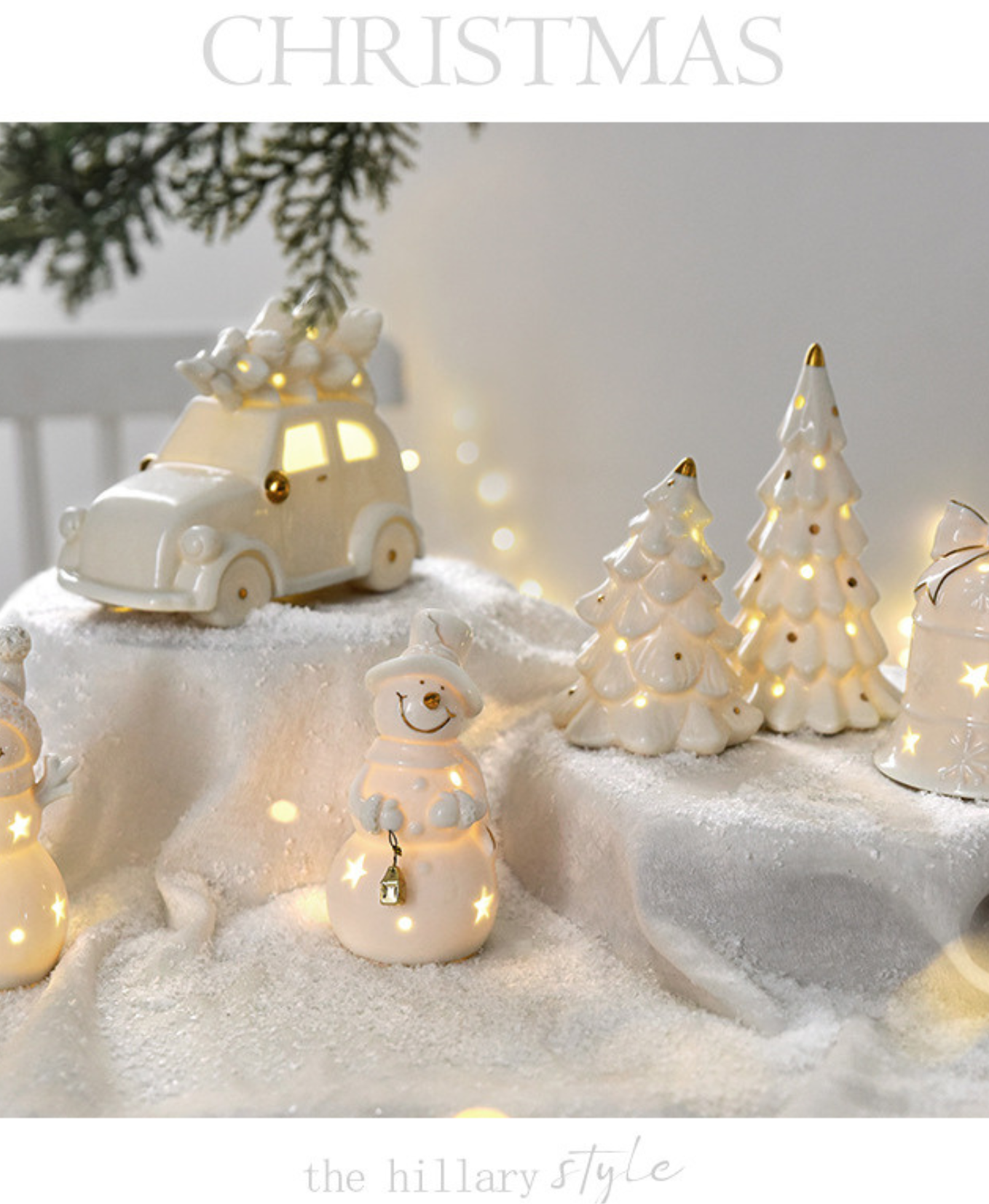 LED Christmas Magical Ceramic Display