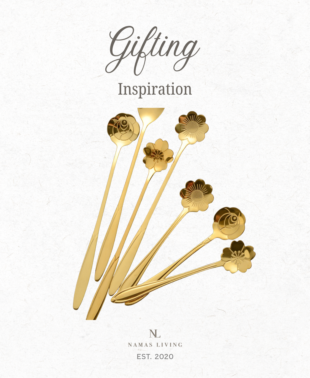 GIFTING INSPIRATION -  Fleur Long Tea Spoon