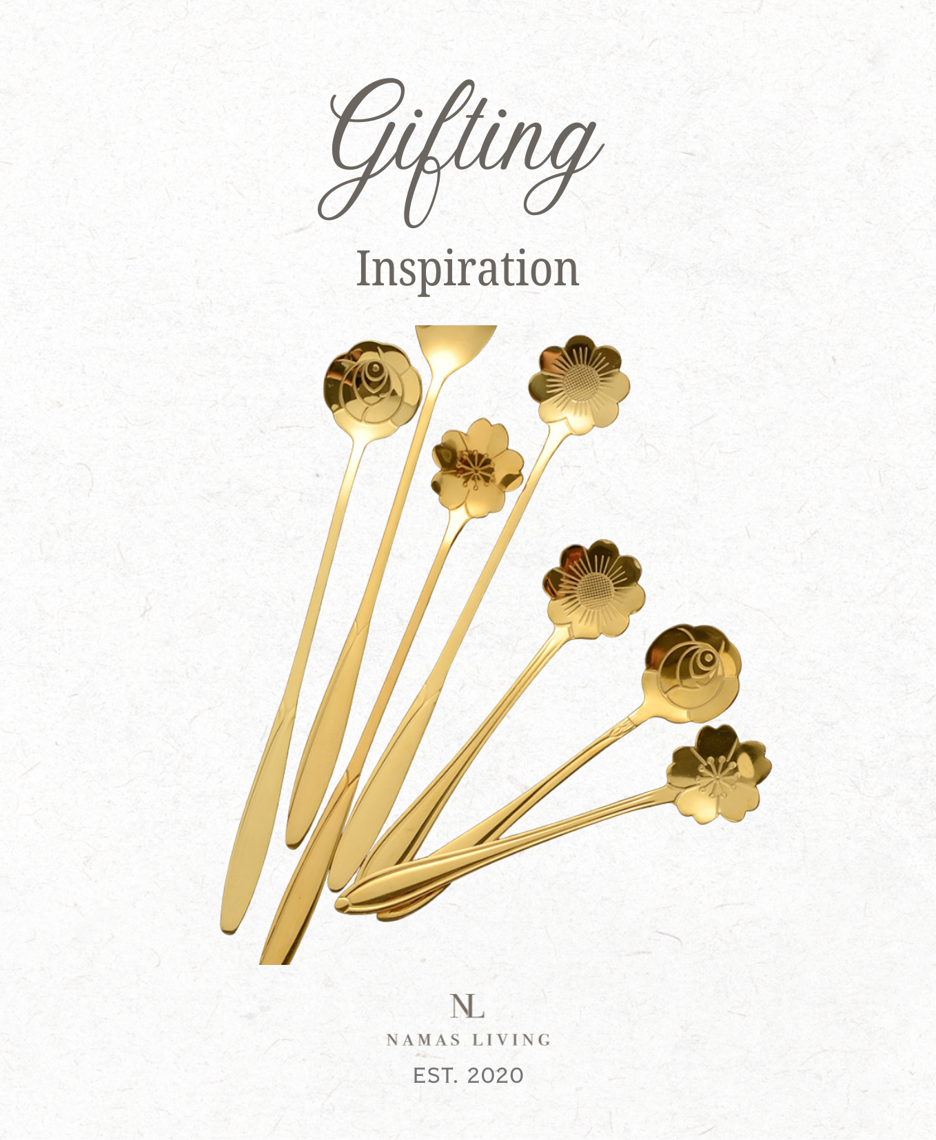 GIFTING INSPIRATION -  Fleur Long Tea Spoon