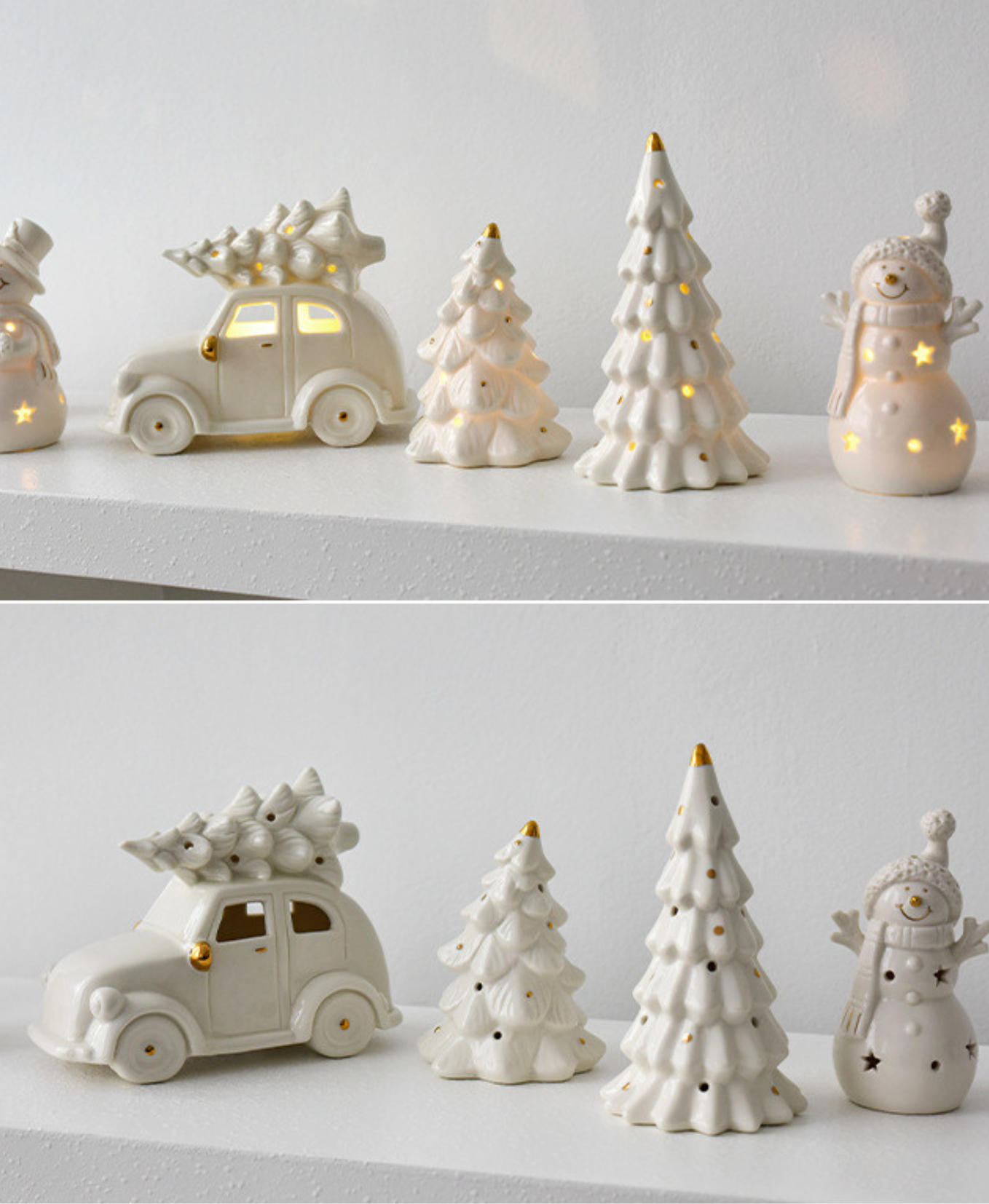 LED Christmas Magical Ceramic Display
