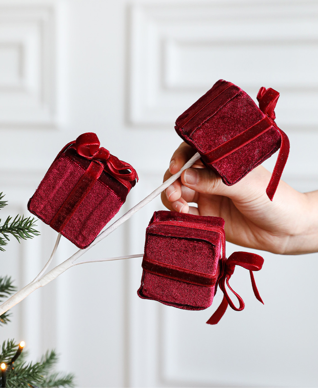 Mini Gift Box Pick Decoration
