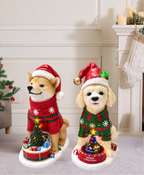 Holiday Puppy Musical Display
