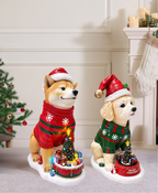 Holiday Puppy Musical Display
