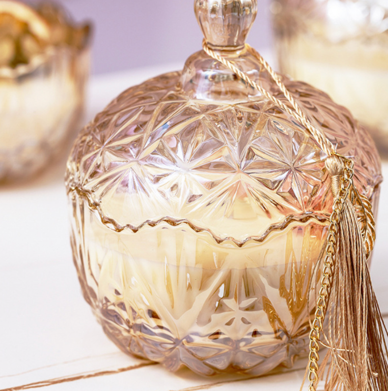 Amber Jar Fragrance Candle