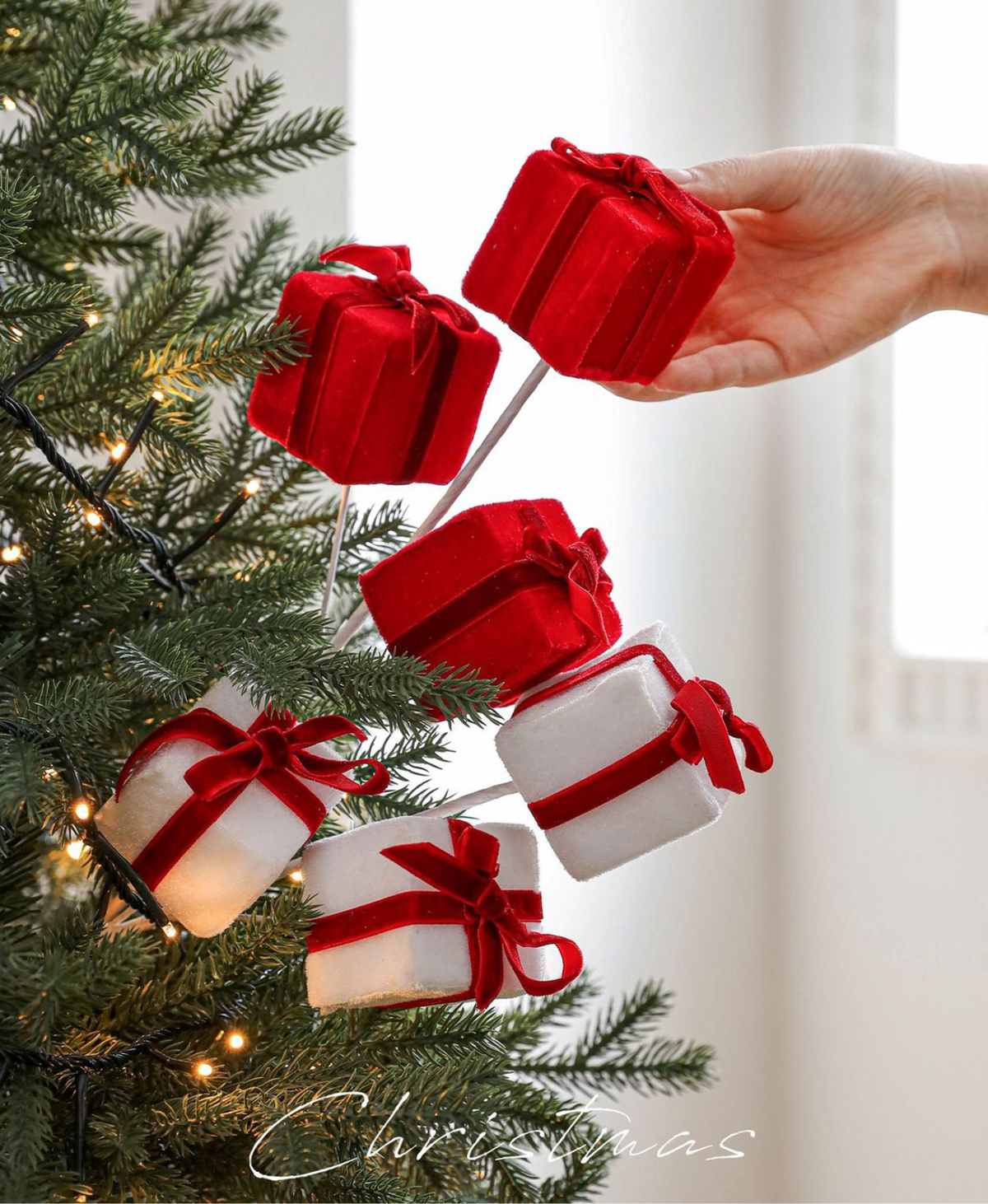 Mini Gift Box Pick Decoration