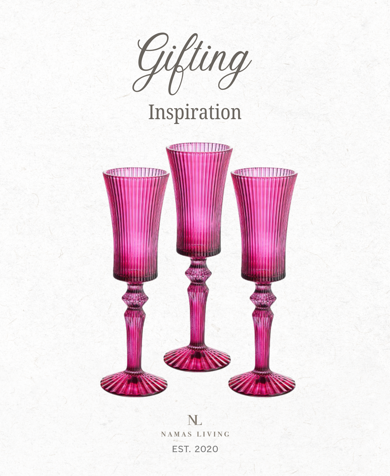 GIFTING INSPIRATION - Magenta Drinking Goblet