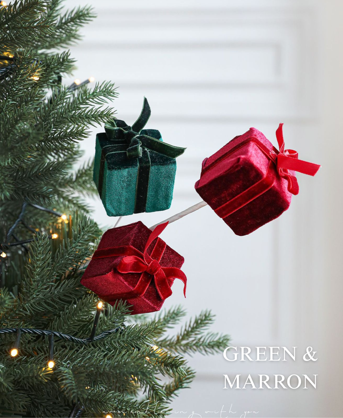 Mini Gift Box Pick Decoration