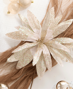 White Christmas Flower Ornament