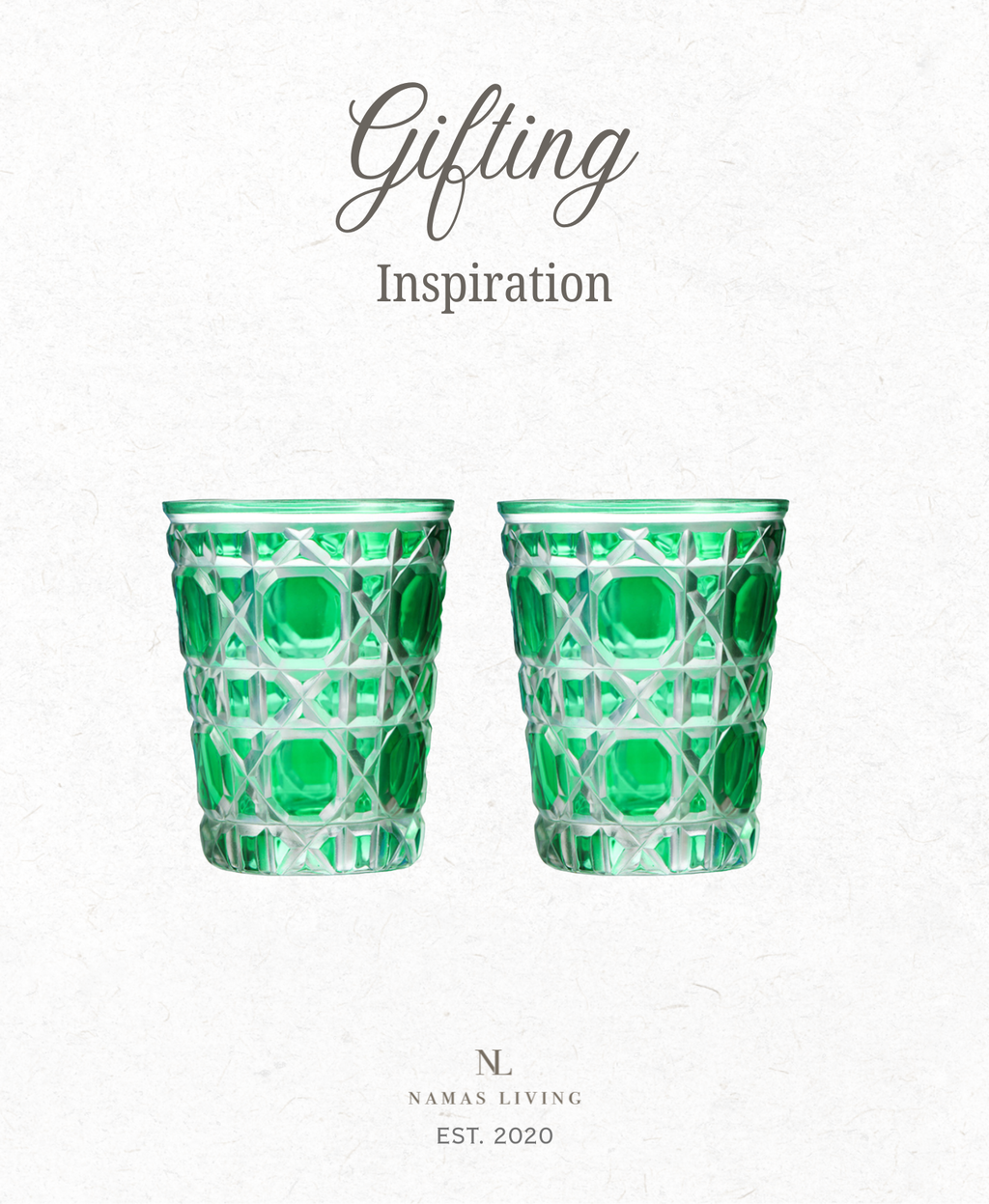 GIFTING INSPIRATION - Emerald Drinking Glass Mug