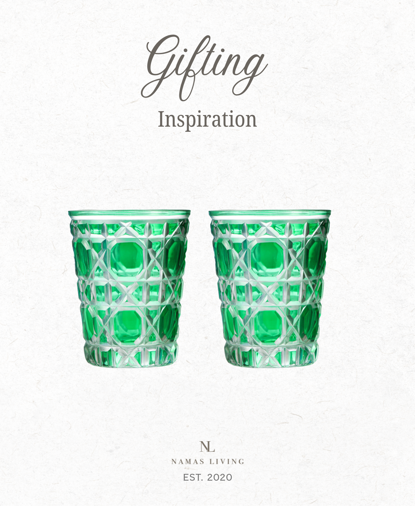 GIFTING INSPIRATION - Emerald Drinking Glass Mug