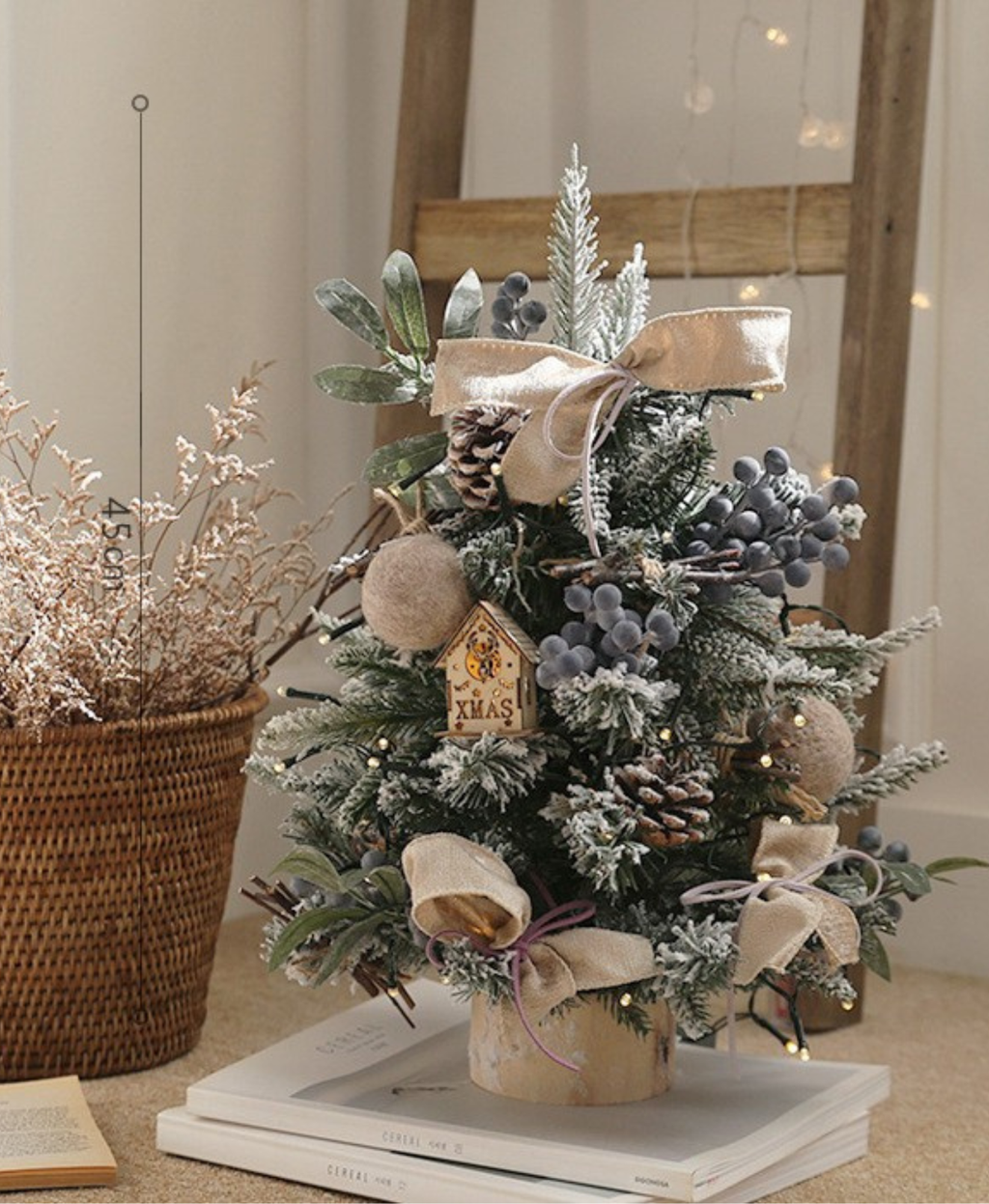 Blueberry Lighted Mini Christmas Tree