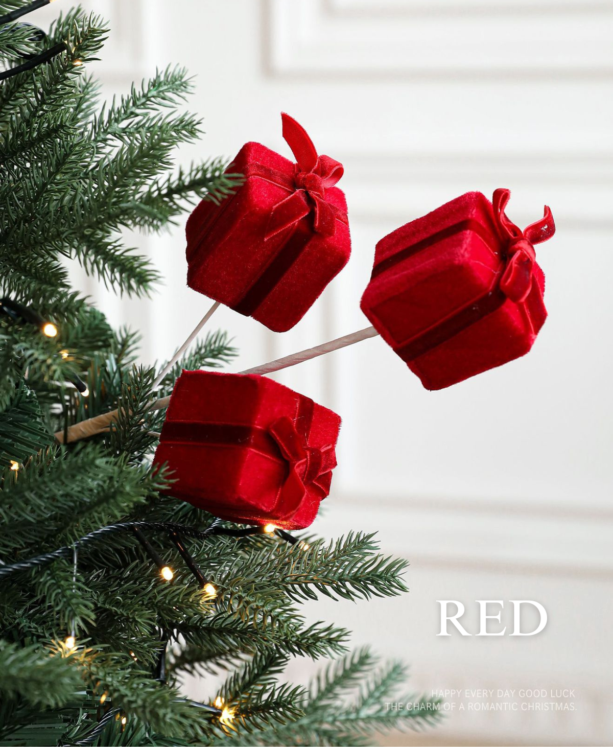 Mini Gift Box Pick Decoration