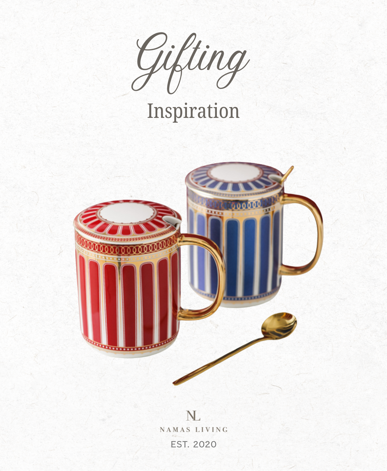 GIFTING INSPIRATION - Blue and Red Royale Drinking Mug