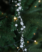 Pearl Crystal Holiday Ornament